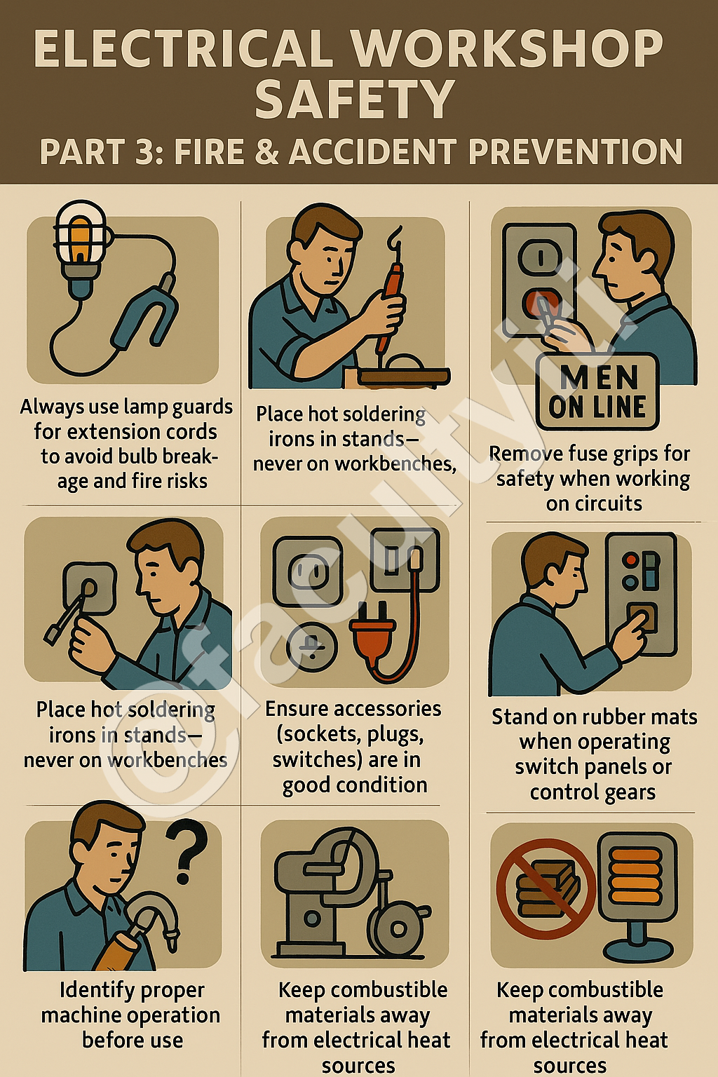 Electrical Workshop Safety for Fire and Accident Prevention