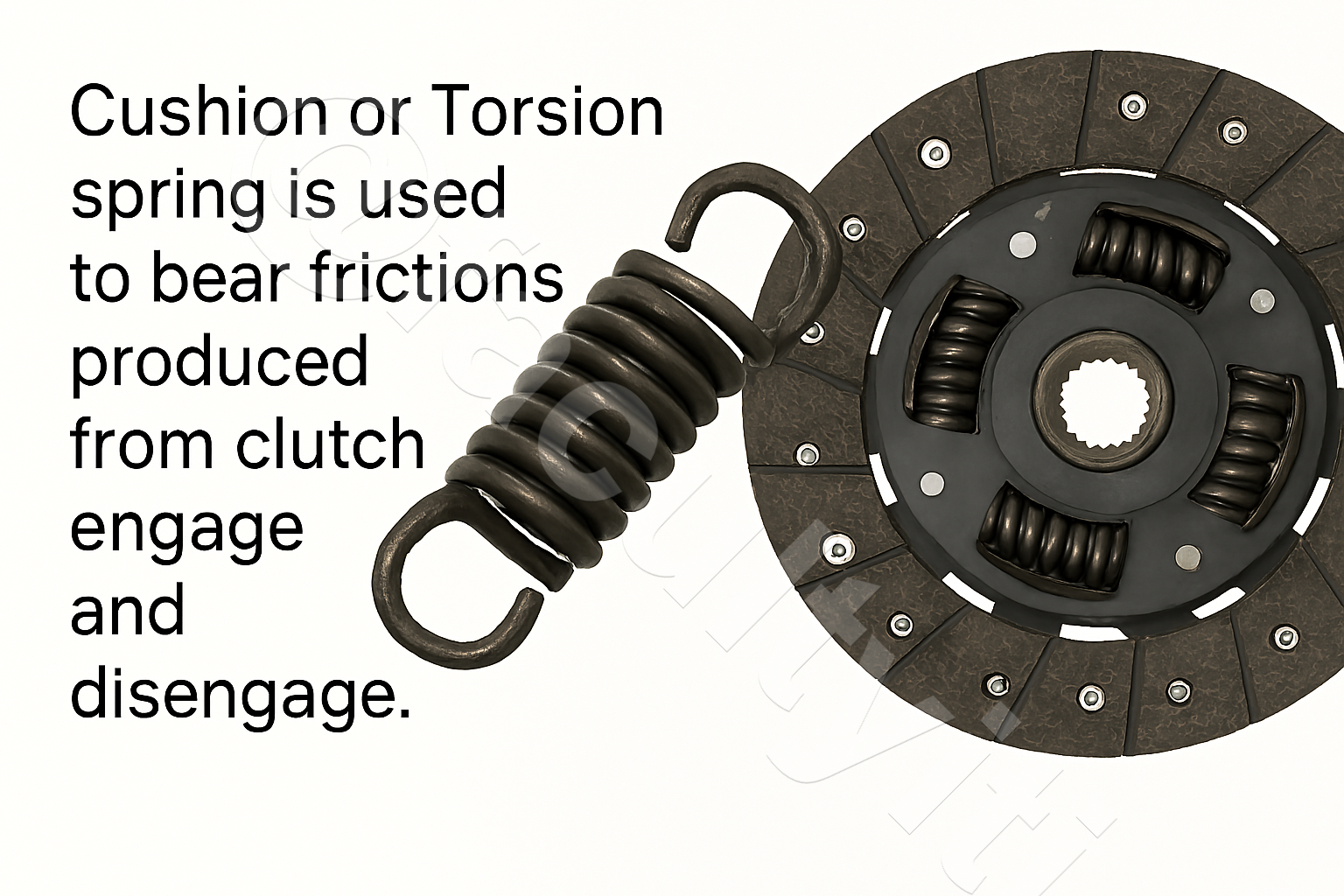 What is cushion or torsion springs ?