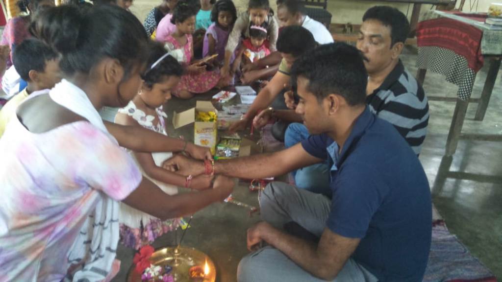 A moment of Raksha Bandhan